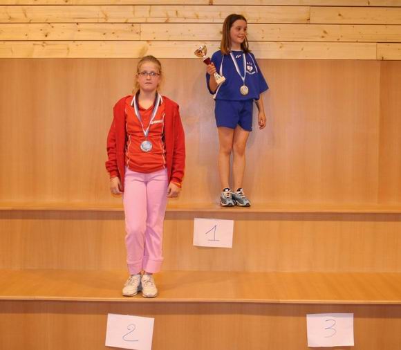 Le podium en benjamines