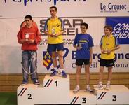 Quentin SPYROJANNOPOULOS (CHALON TT) 2eme en Cadets