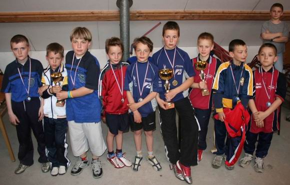 Le podium en Benjamins