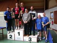 Le podium par équipe avec les representants d'OUROUX et du BREUIL